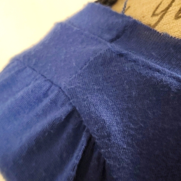 Ella Moss Blue Tunic with Belle sleeve Size Small New with tags - Picture 11 of 16
